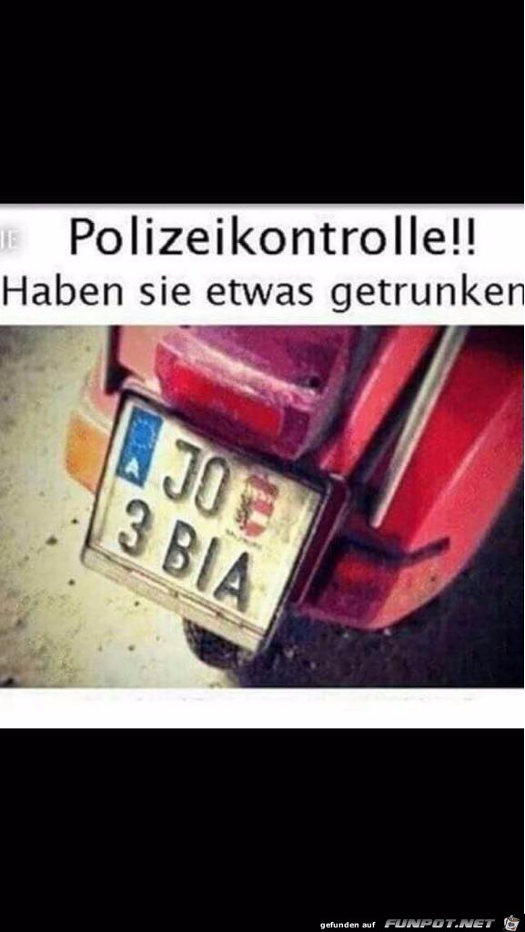 Polizeikontrolle Polizeikontrolle