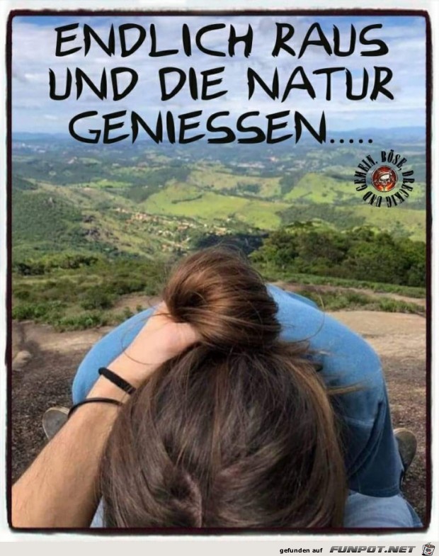 Endlich raus in die Natur