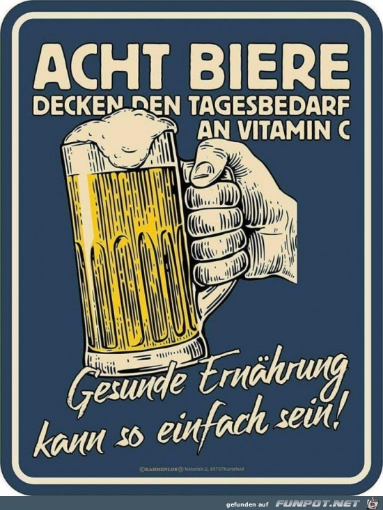 Acht Biere...