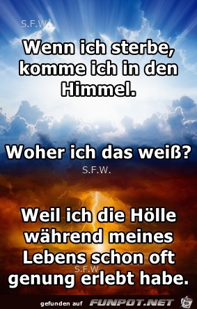 Wenn ich sterbe komme Wenn ich sterbe komme