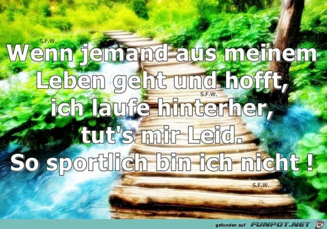 Wenn jemand aus meinem Leben Wenn jemand aus meinem Leben