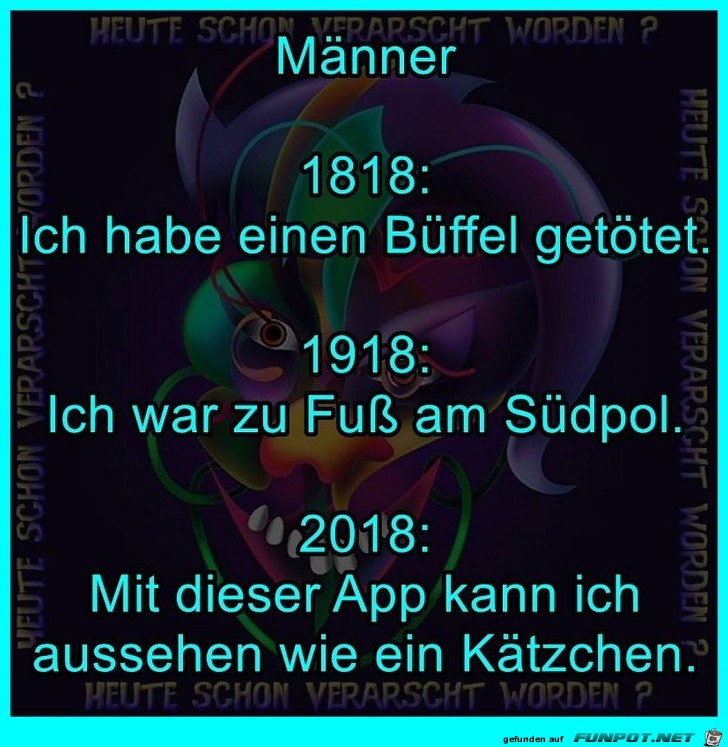Männer im Wandel der Zeit Männer im Wandel der Zeit