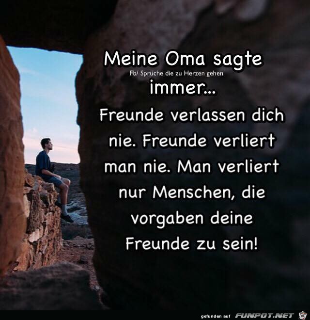 Meine Oma sagte immer Meine Oma sagte immer