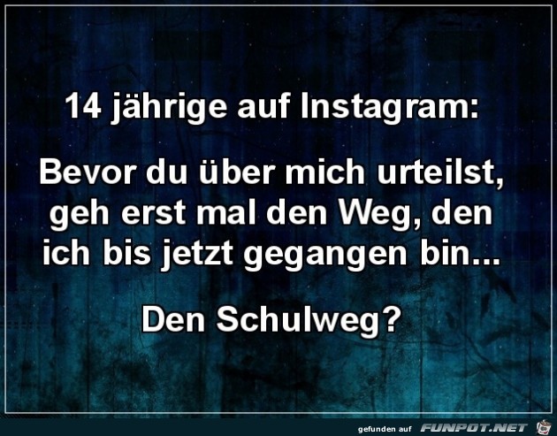 14 jaehrige auf Instagram..