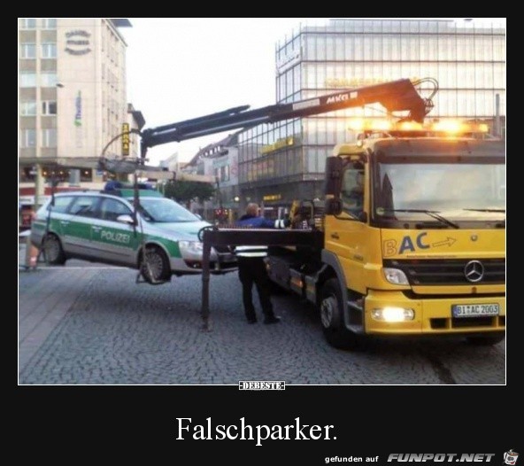 Falschparker. Falschparker.