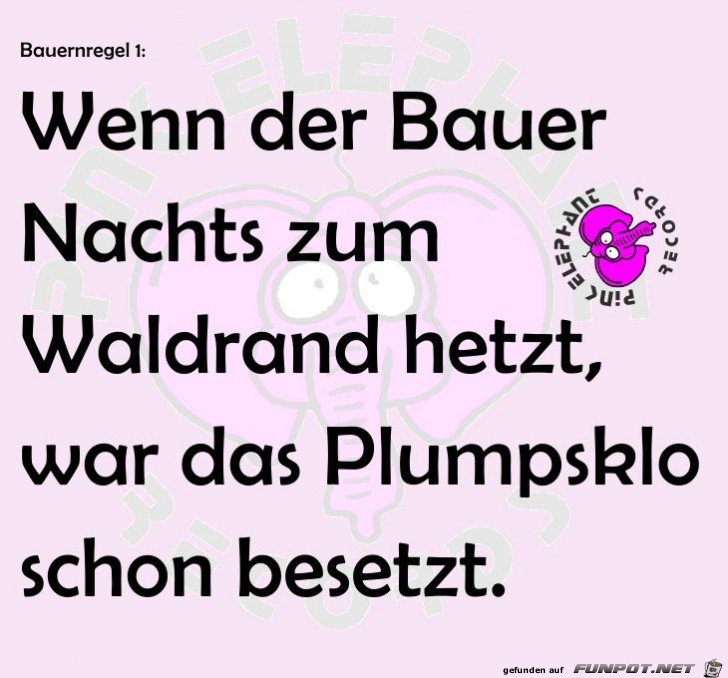 Bauernregel 1 Bauernregel 1