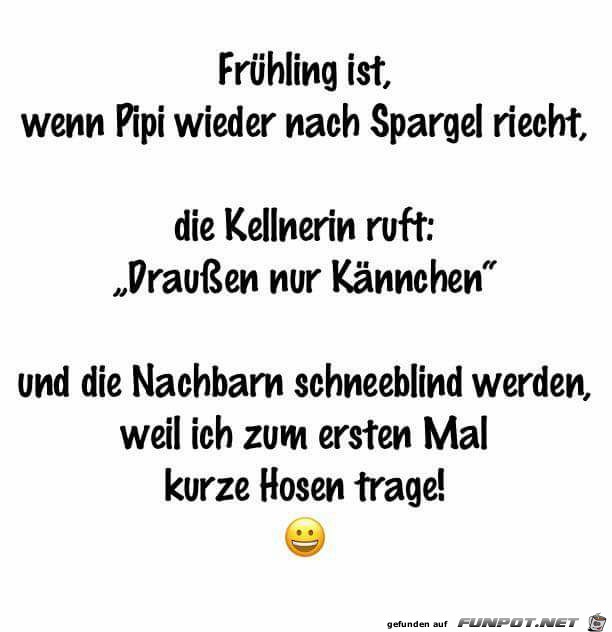 Frhling ist