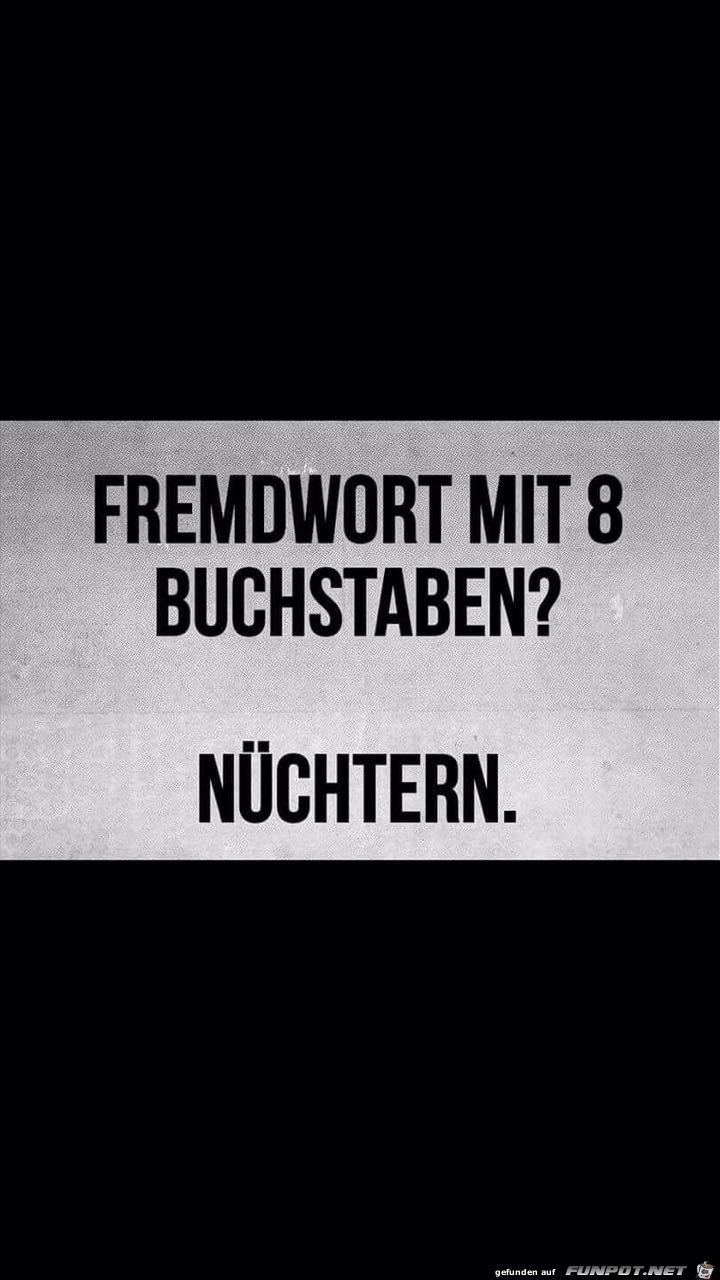 Fremdwort mit 8 Buchstaben