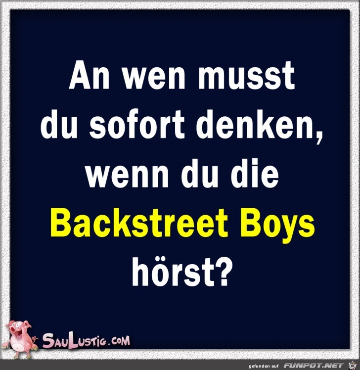 An wen musst Du sofort denken An wen musst Du sofort denken