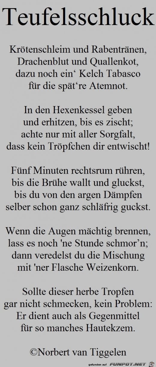 teufelsschluck 2018 teufelsschluck 2018