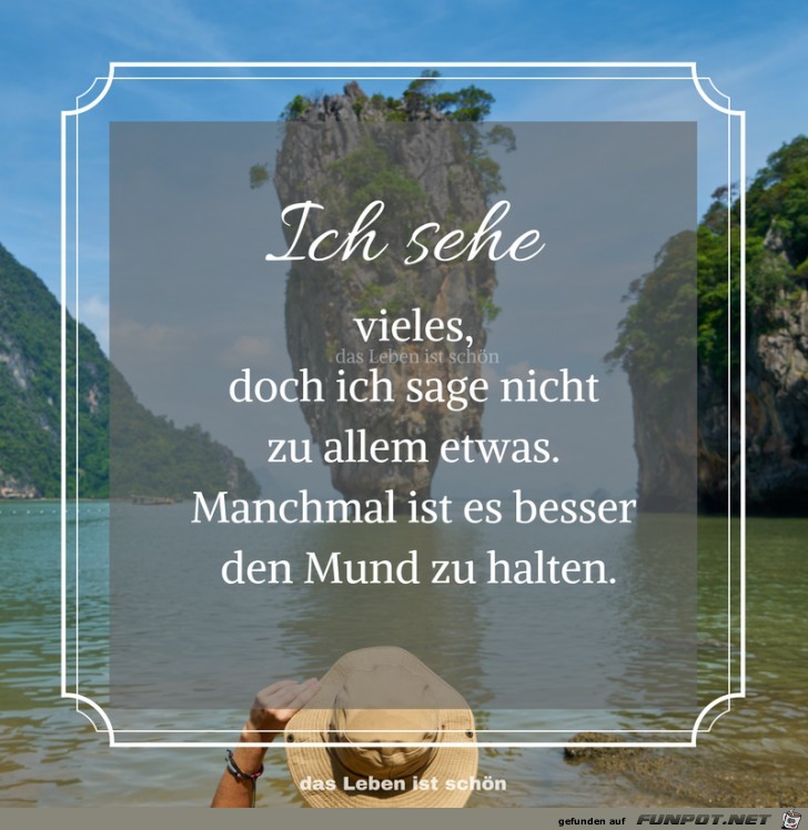 Sehe vieles Sehe vieles