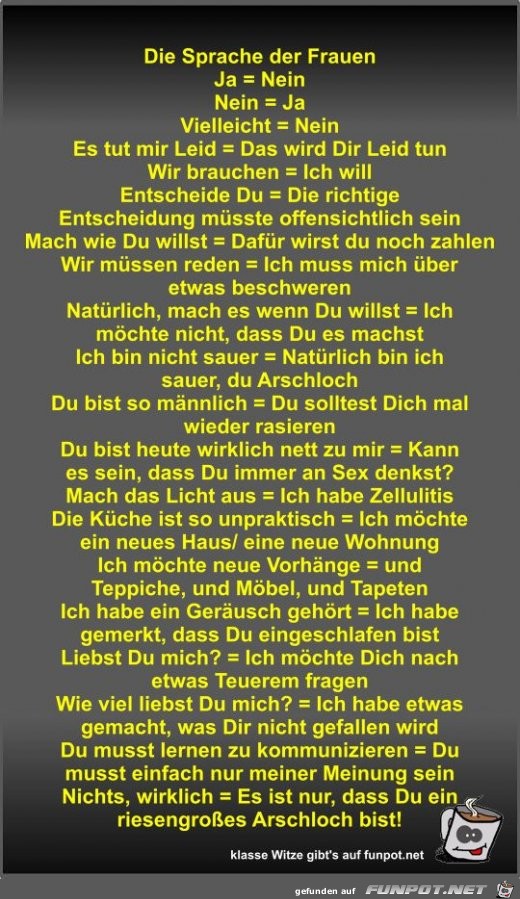 Die Sprache der Frauen