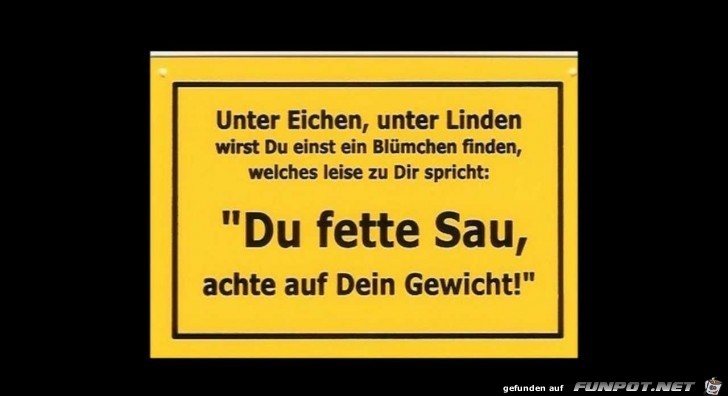 unter Eichen, unter Linden..... unter Eichen, unter Linden.....