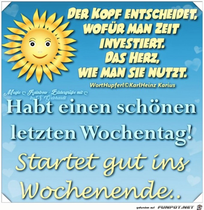Habt einen schoenen Tag Habt einen schoenen Tag