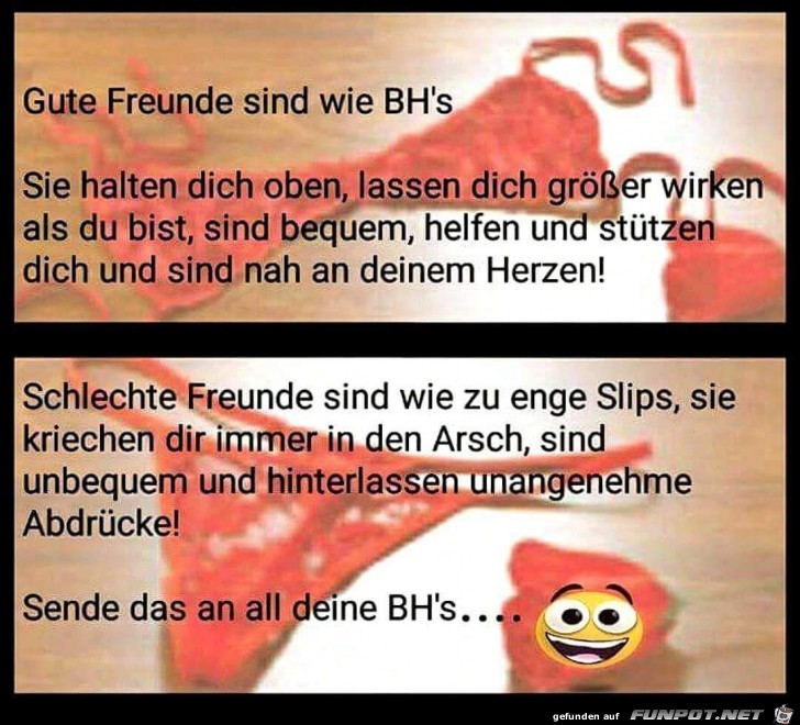 gute Freunde - schlechte Freunde