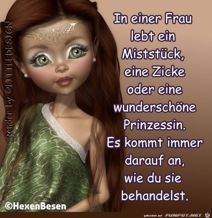 In einer Frau