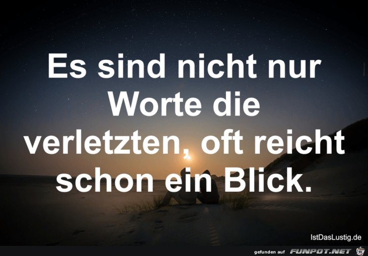 Oft reicht schon ein Blick