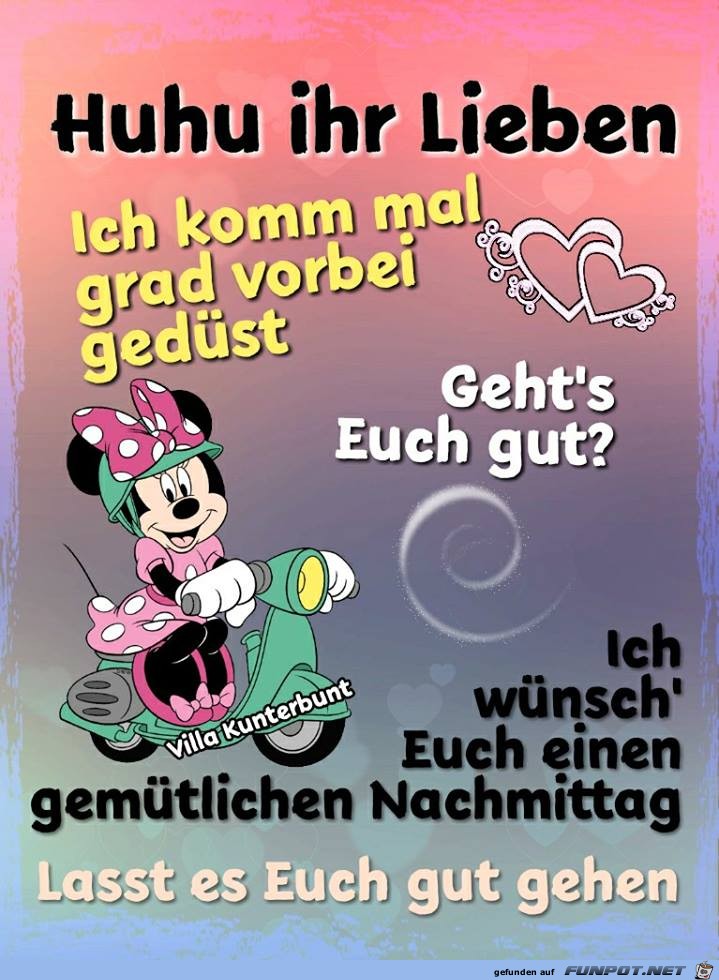 Huhu ihr Lieben Huhu ihr Lieben