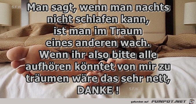 Man sagt wenn man nachts Man sagt wenn man nachts