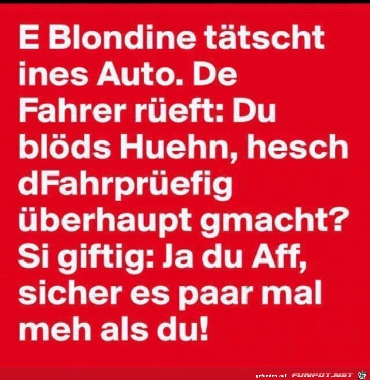 Blondine