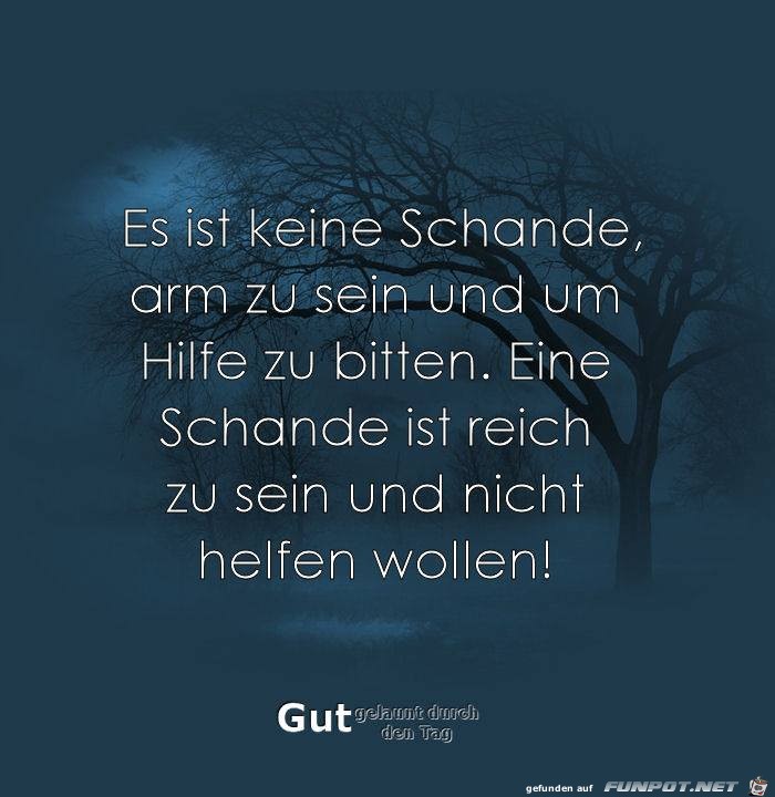 Es ist keine Schande