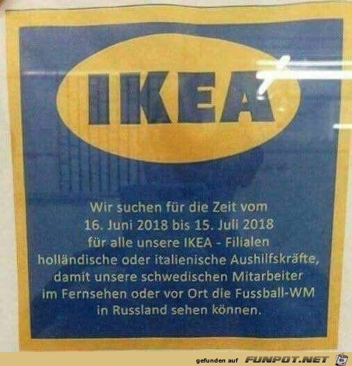 IKEA und WM 2018