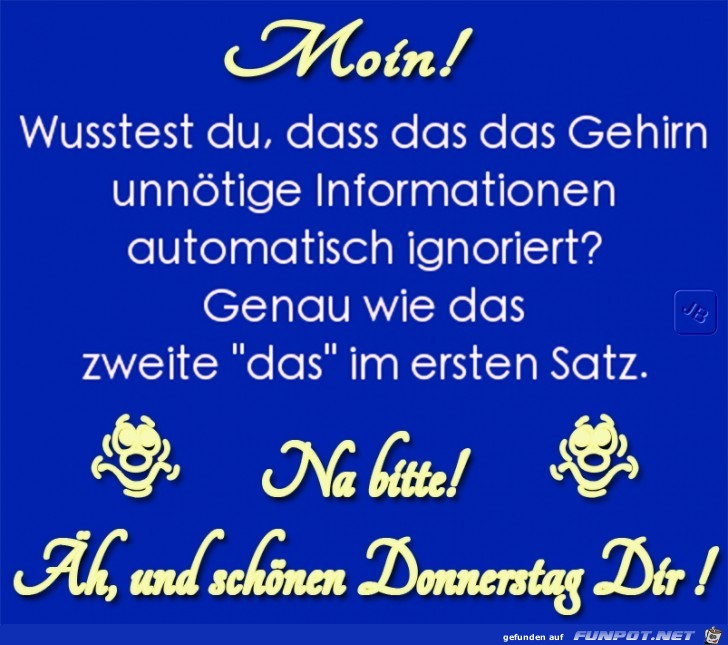 Donnerstag