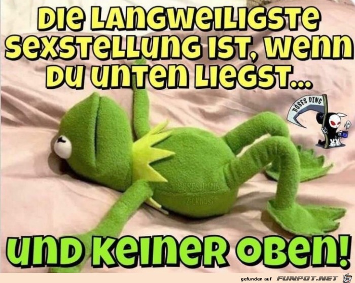 oben liegen