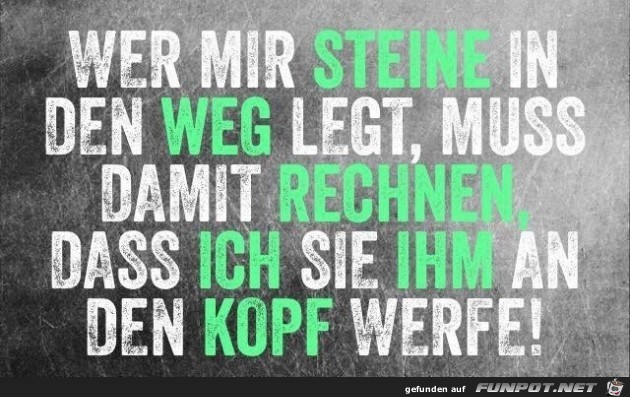 Steine im Weg Steine im Weg