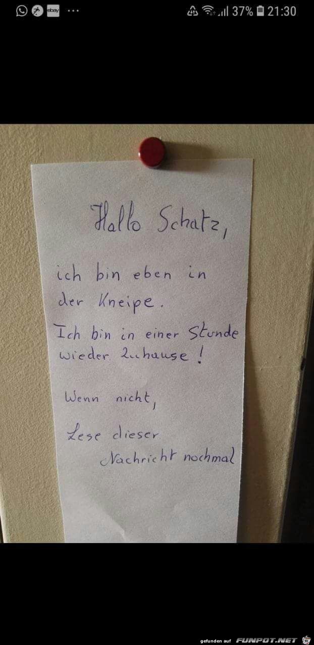 Bin eben in der Kneipe Bin eben in der Kneipe