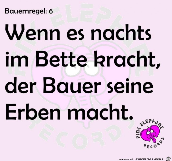 Bauernregel 6 Bauernregel 6