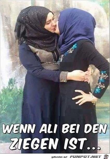 Wenn Ali bei den Ziegen ist....