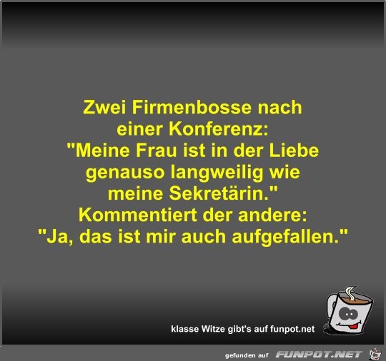 Zwei Firmenbosse nach einer Konferenz Zwei Firmenbosse nach einer Konferenz
