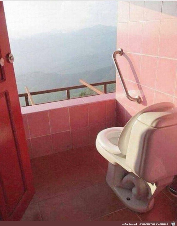 Klo mit Aussicht Klo mit Aussicht