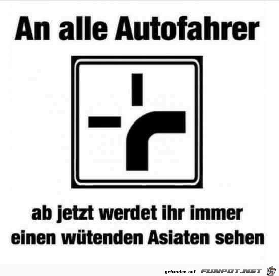 an alle Autofahrer