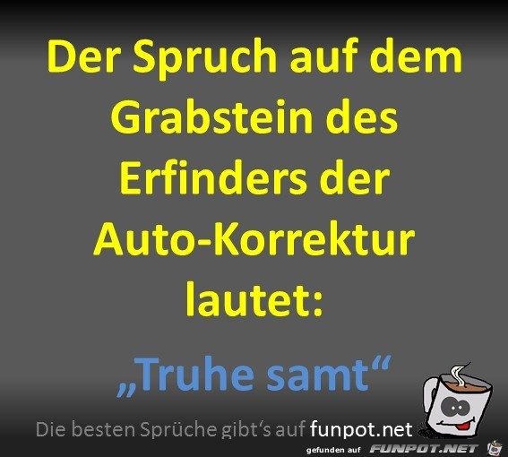 Grabstein-Spruch