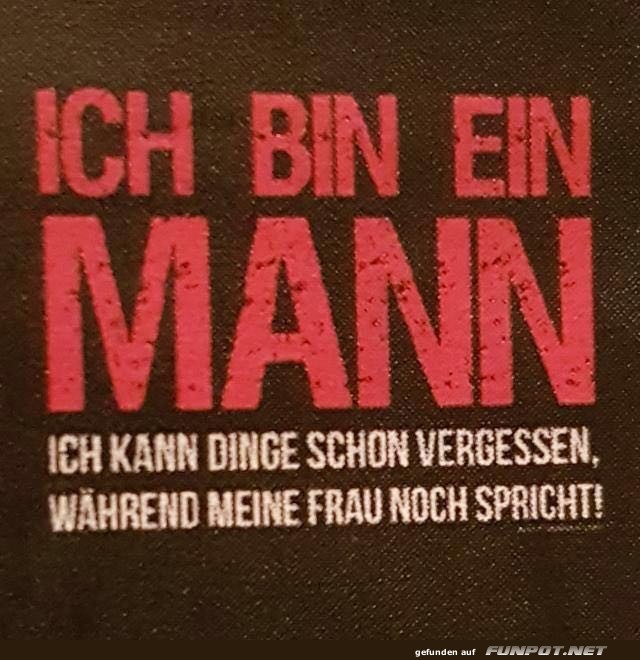 Ich bin ein Mann