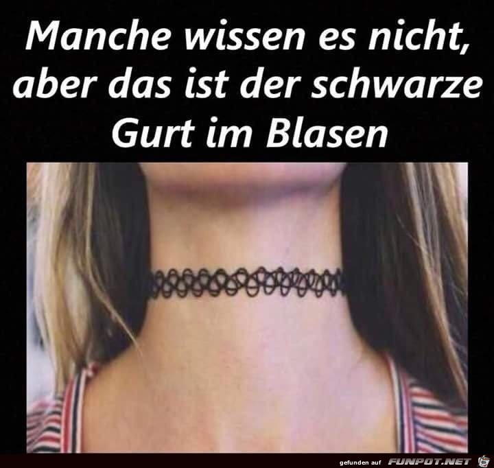 Schwarzer Gurt Schwarzer Gurt