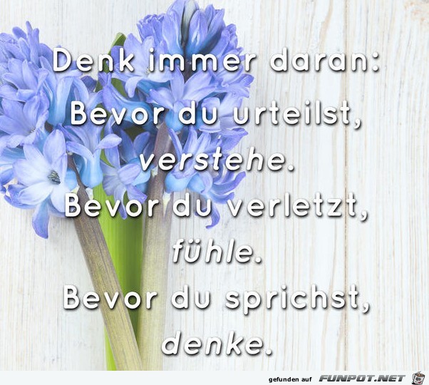 denk immer daran denk immer daran