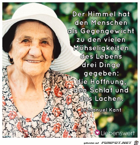 der Himmel hat den Menschen der Himmel hat den Menschen