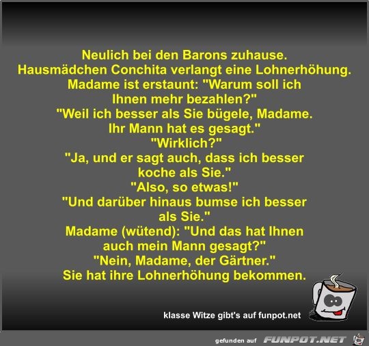 Neulich bei den Barons zuhause Neulich bei den Barons zuhause