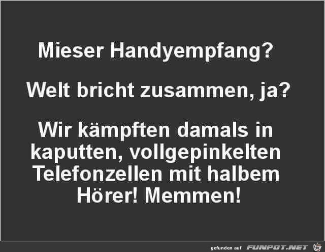 Handyempfang Handyempfang