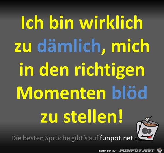 Zu dämlich Zu dämlich