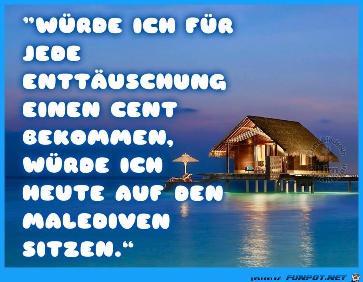 Fuer jede Enttaeuschung Fuer jede Enttaeuschung