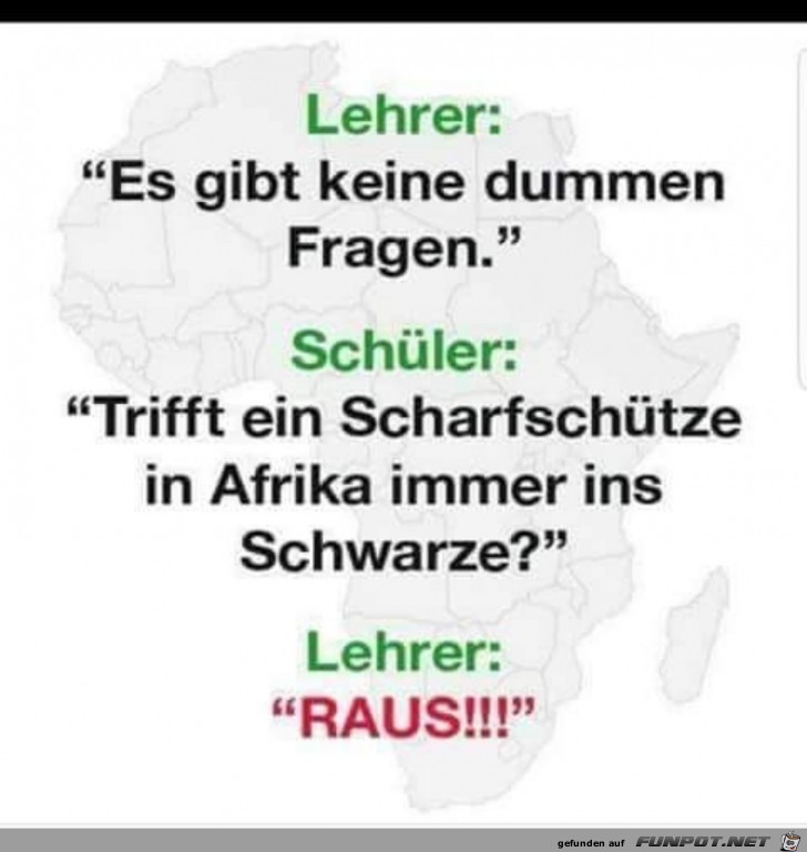 Lehrer: Es gibt keine dummen Fragen