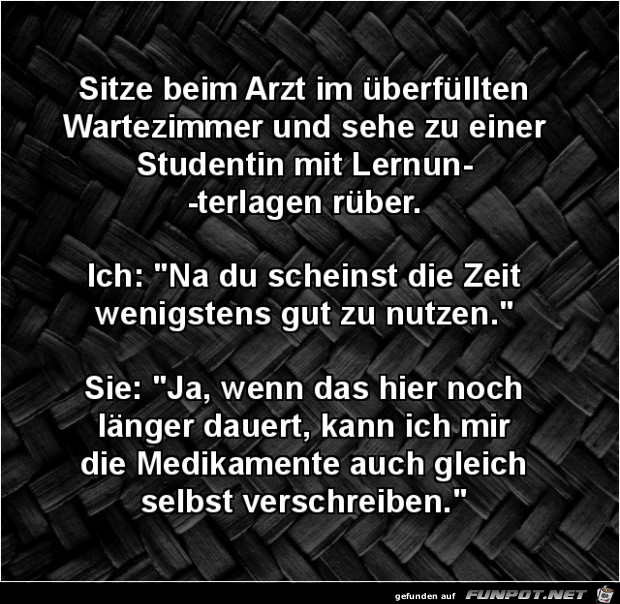 sitze beim Arzt im überfüllten Wartezmmer,... sitze beim Arzt im überfüllten Wartezmmer,...