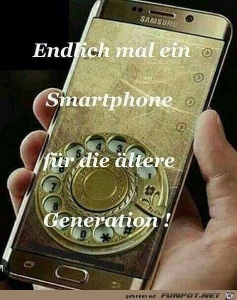 Smartphone fuer die aeltere Generation