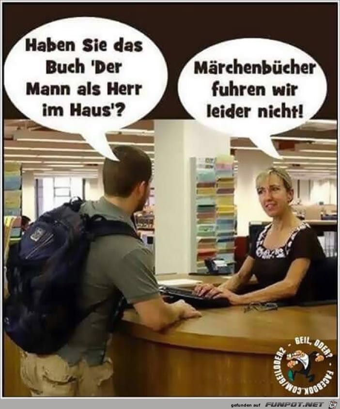Der Mann als Herr im Haus... Der Mann als Herr im Haus...