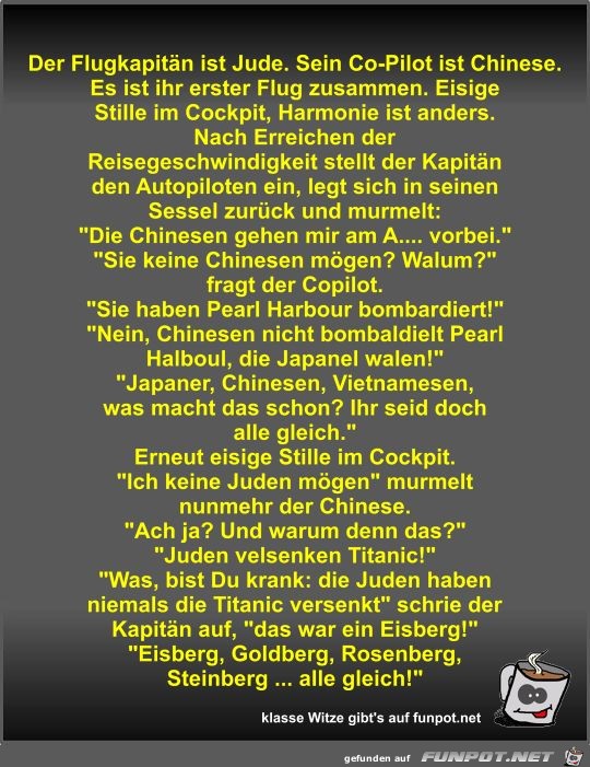 Der Flugkapitän ist Jude Der Flugkapitän ist Jude