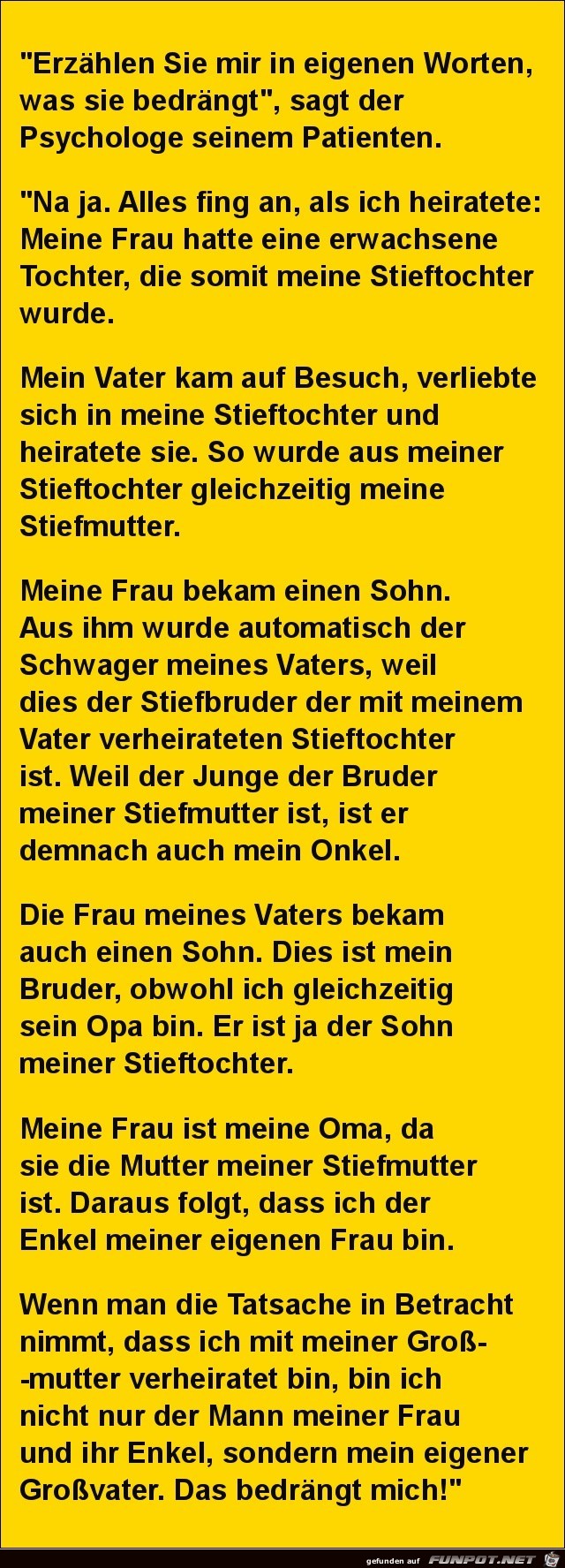 erzählen sie mir in eigenen Worten...... erzählen sie mir in eigenen Worten......